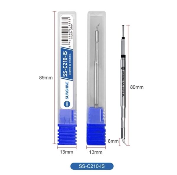 87 ปลายหัวแร้ง C210 งอ