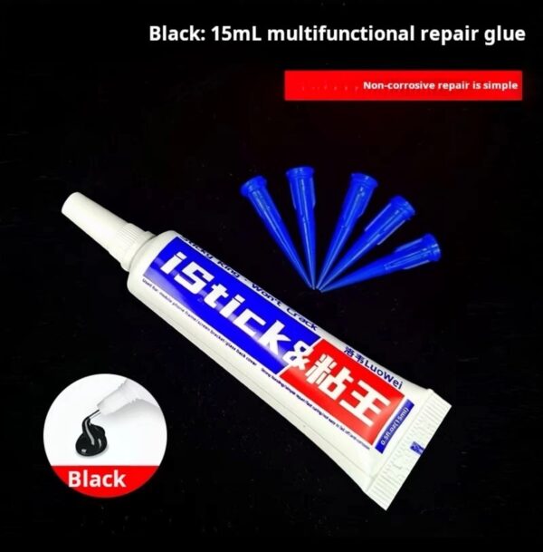 กาวติดจอ istic ดำ 50ml กาวติดจอ istic ดำ 50ml